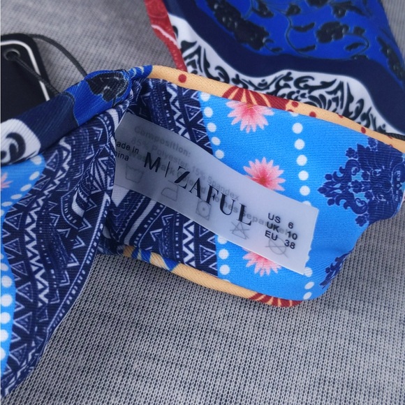 Zaful Floral Paisley Strappy Bikini Set - Picture 11 of 15